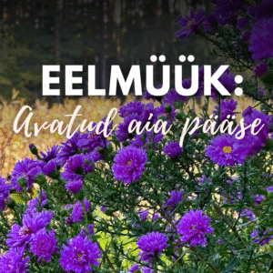 EELMÜÜK: Avatud Palusalu aia pääse (OKTOOBER)