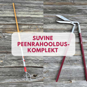 Suvine peenrahoolduskomplekt: servakäärid + Wolf kobesti