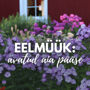 PILETI EELMÜÜK: Avatud Palusalu aia pääsme AUGUST 2026