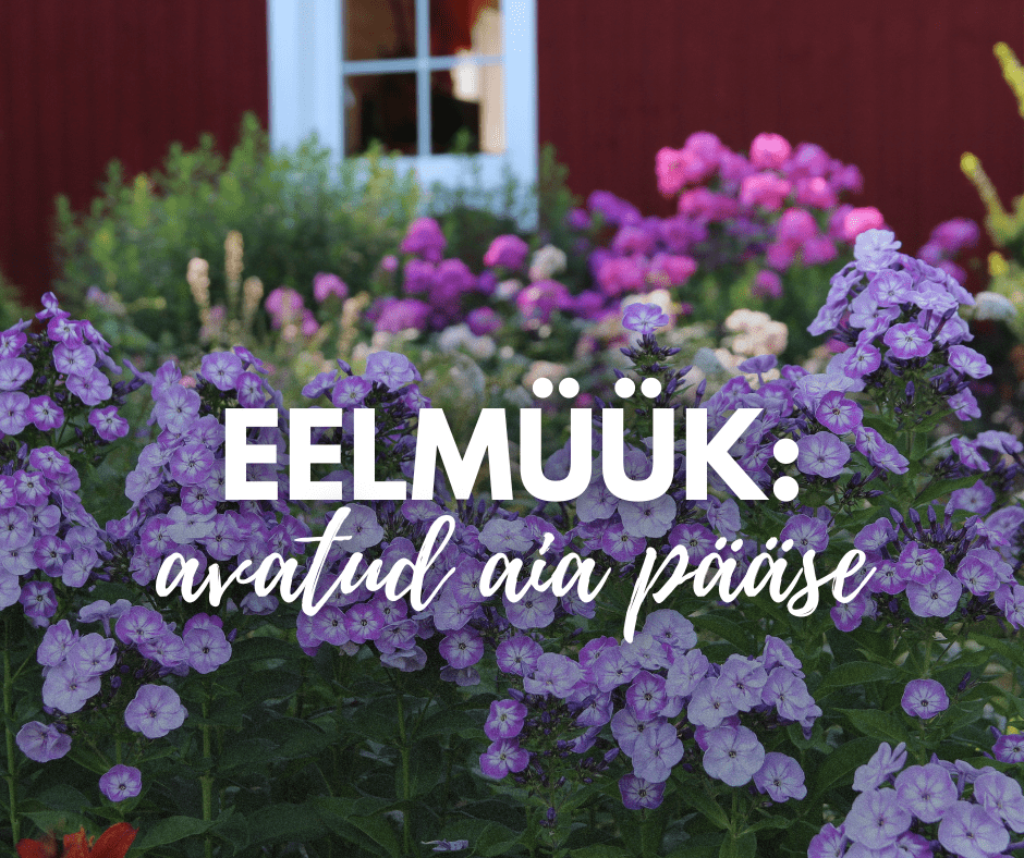 PILETI EELMÜÜK: Avatud Palusalu aia pääsme AUGUST 2026